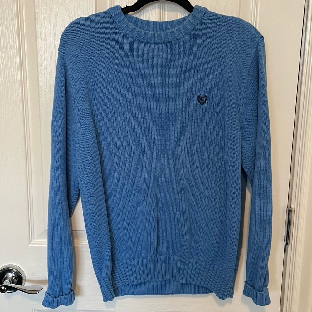 Chaps Men's Crewneck Sweater in Blue